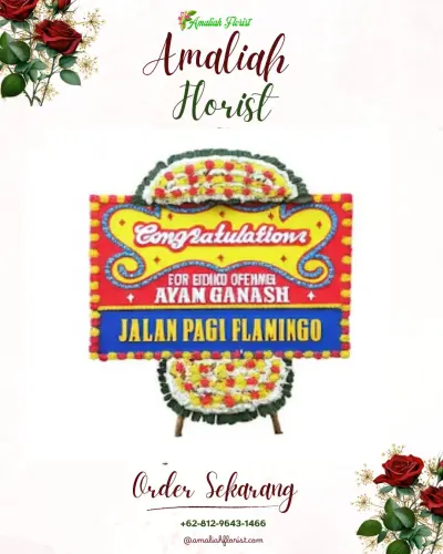 Bunga Papan Congratulation di Lakkang